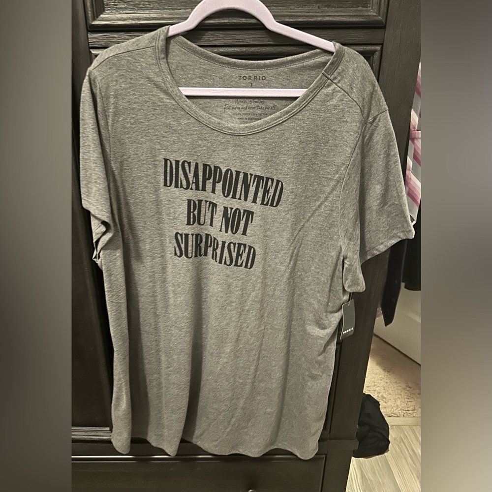Torrid Heather Grey Tee size 3 (22/24)